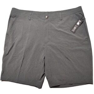 BLACK CLOVER RODGERS Men Size 40 Black‎ 9.5" Inseam Golf Shorts NEW